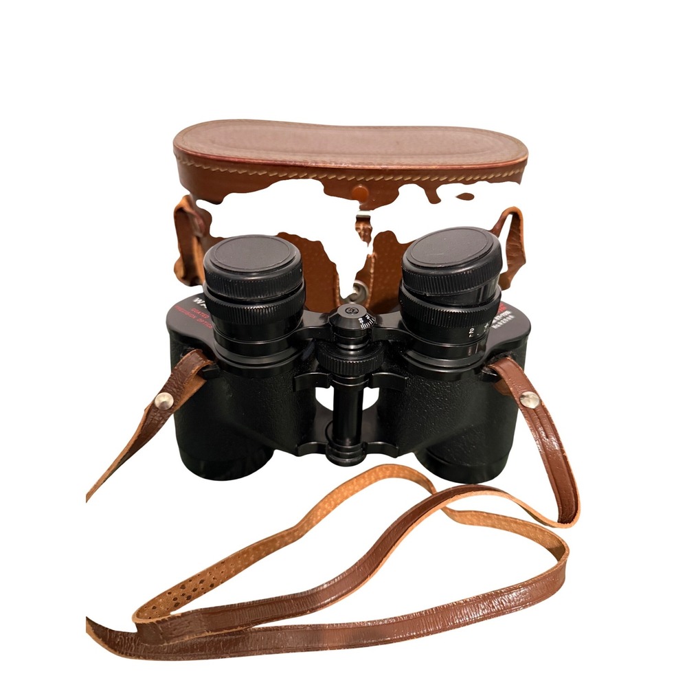 Montgomery Ward‎ 7x35 Extra Wide Field Binoculars 67-7015 Japan with Case